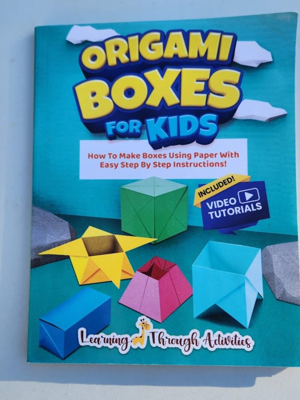 Origami Boxes For Kids Papercrafts Book Craft Paperback Book How To Make Boxes U